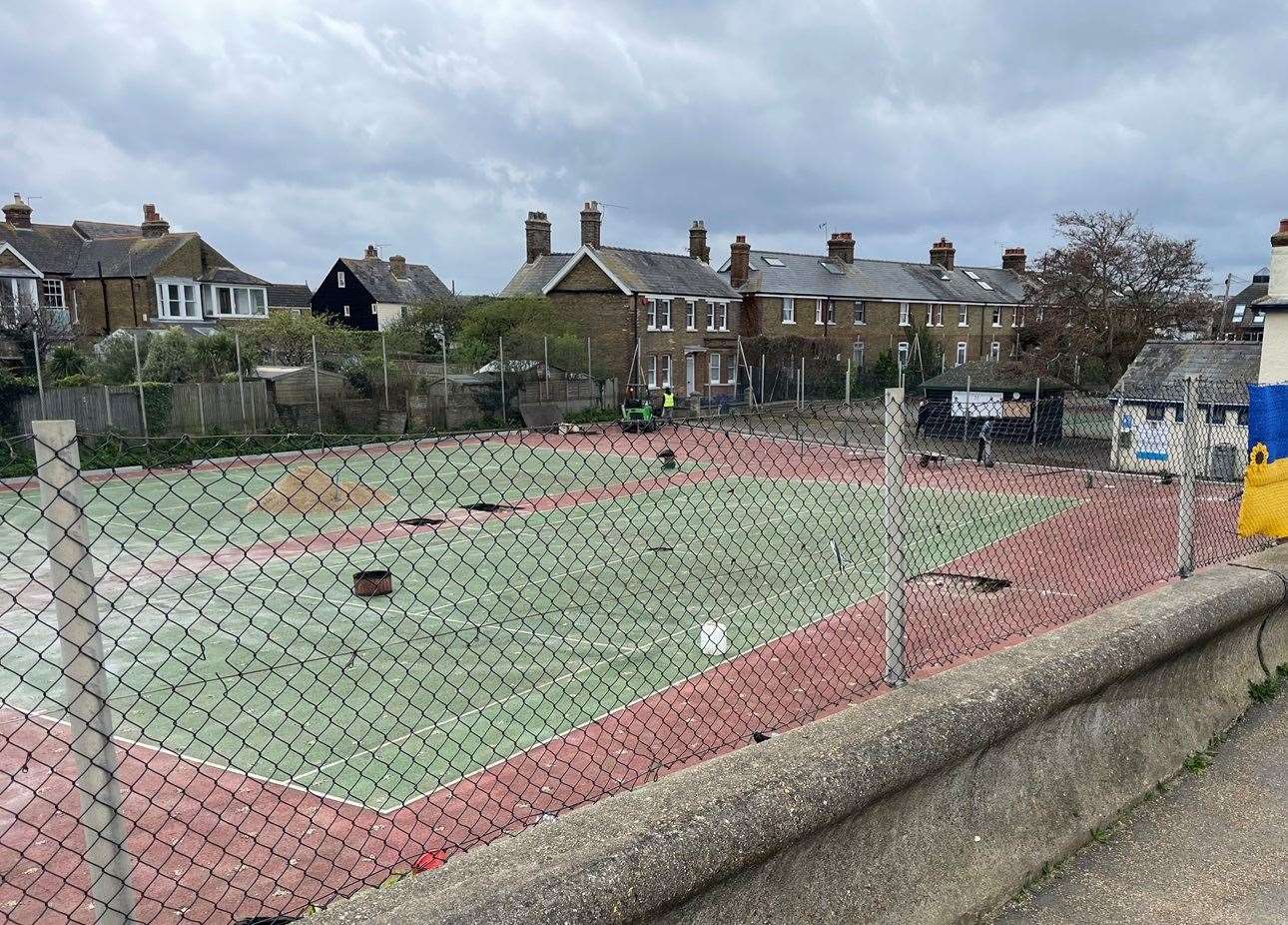 Once complete it is hoped the new courts will attract more people into tennis. Picture: Canterbury City Council