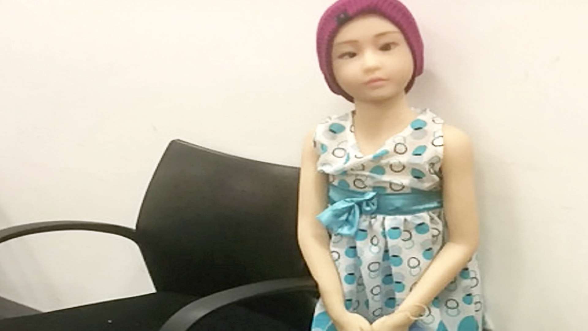 The doll that David Turner was charged over. Picture: NCA.