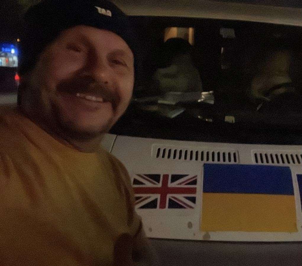 Kevin Tremain has driven a campervan full of supplies from Kent to the border of Poland and Ukraine to deliver to refugees forced to flee the war