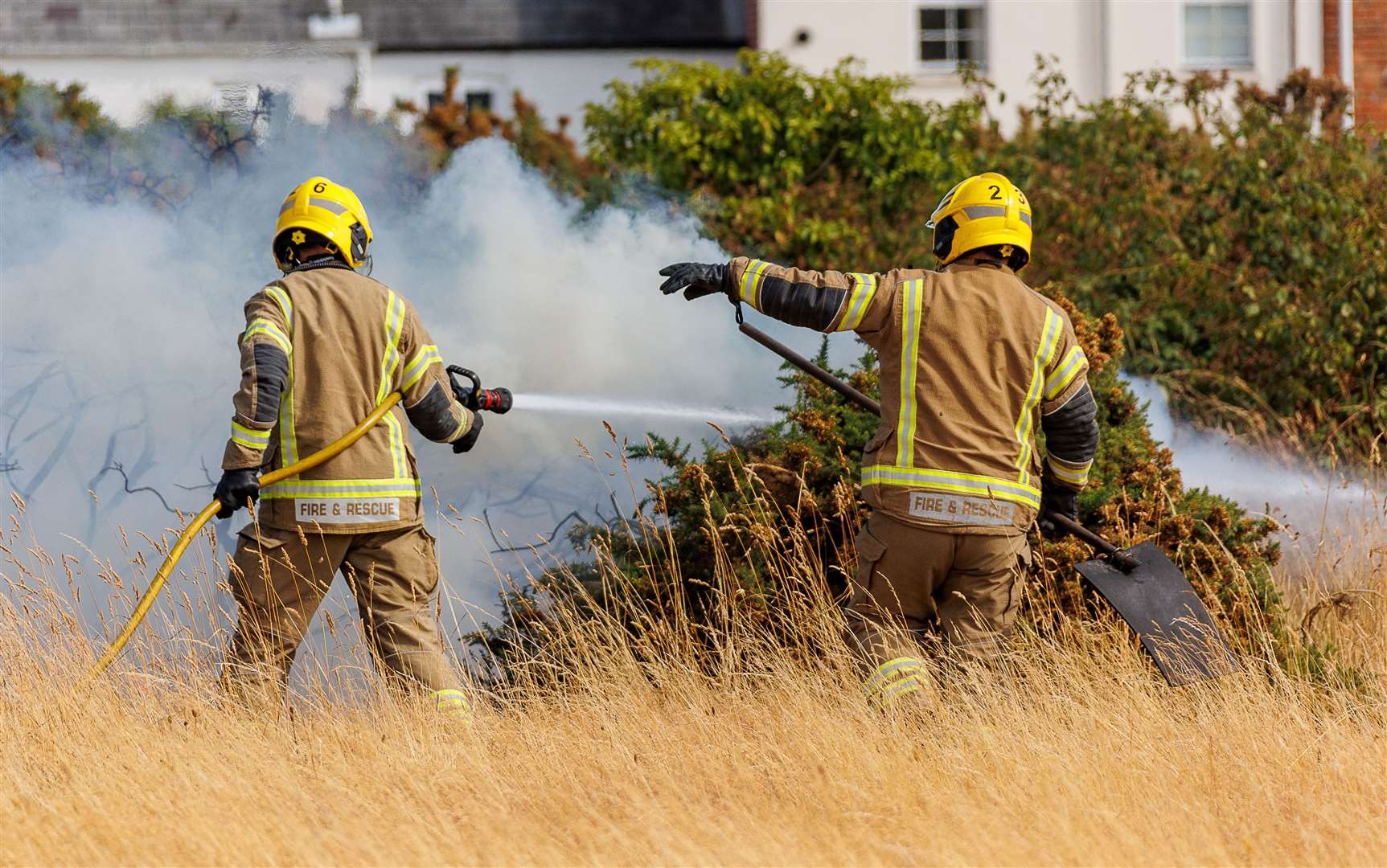 Dry, parched ground meant an increase in fires. Photo: www.renoufdesign.co.uk.