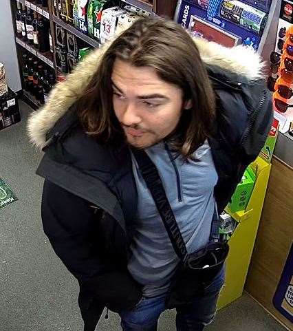 Police want to talk to this man in relation to an alleged assault in Headcorn. Picture: Kent Police