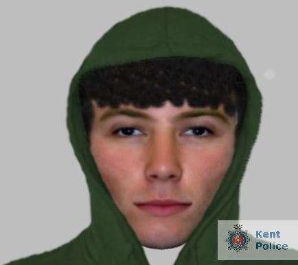 A computer generated image of a serial flasher, operating in Rainham and Gillingham (10268435)