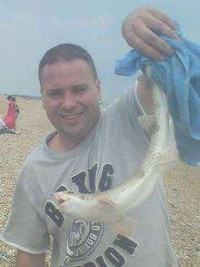 Mark Tennyson-Smith, who died after setting his car on fire in Herne Bay, fishing in Deal