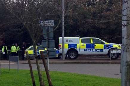 Police at the scene of the assault in Whitfield. Picture: @mark_jennings