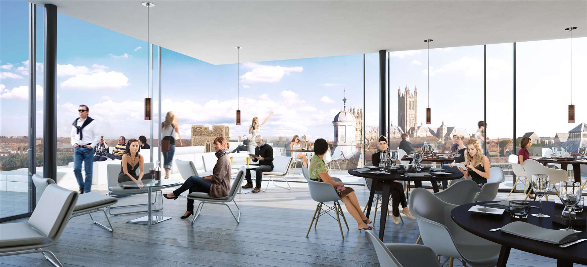 The hotel will boast a top-floor restaurant with views across the city
