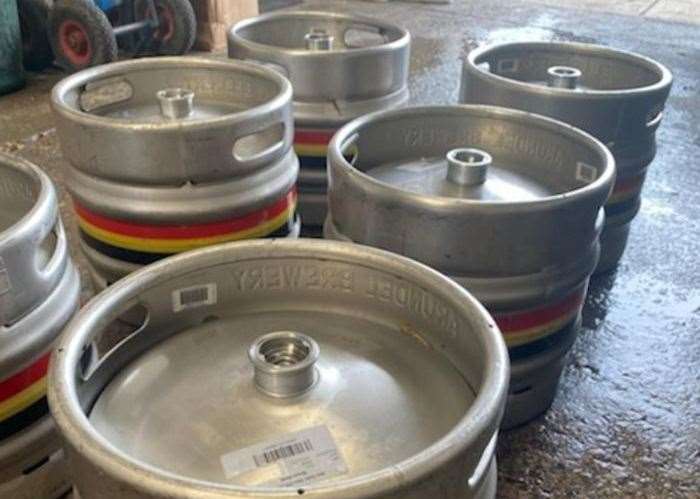 The kegs were stolen on Friday, April 2. Picture: Arundel Brewery