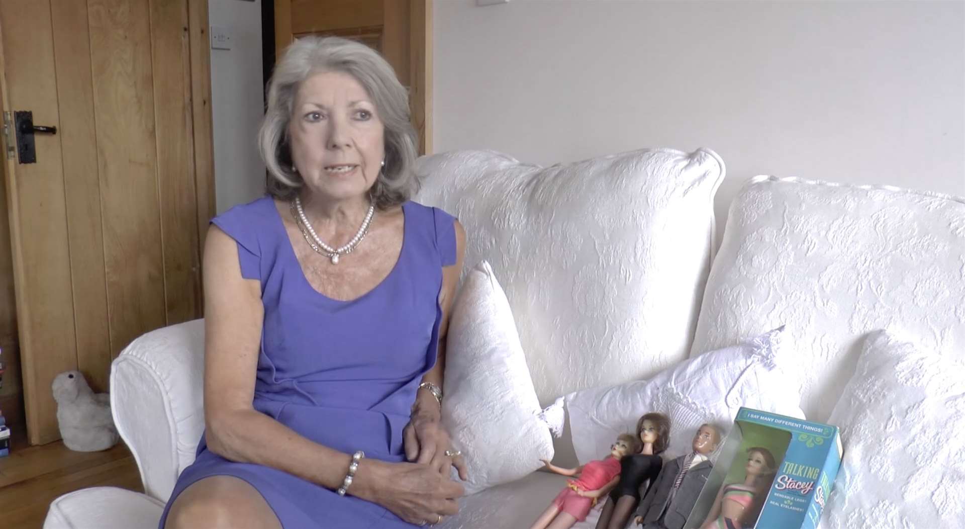 Janie Wellborne, from Sevenoaks, is the UK voice of the 1960s Barbie doll