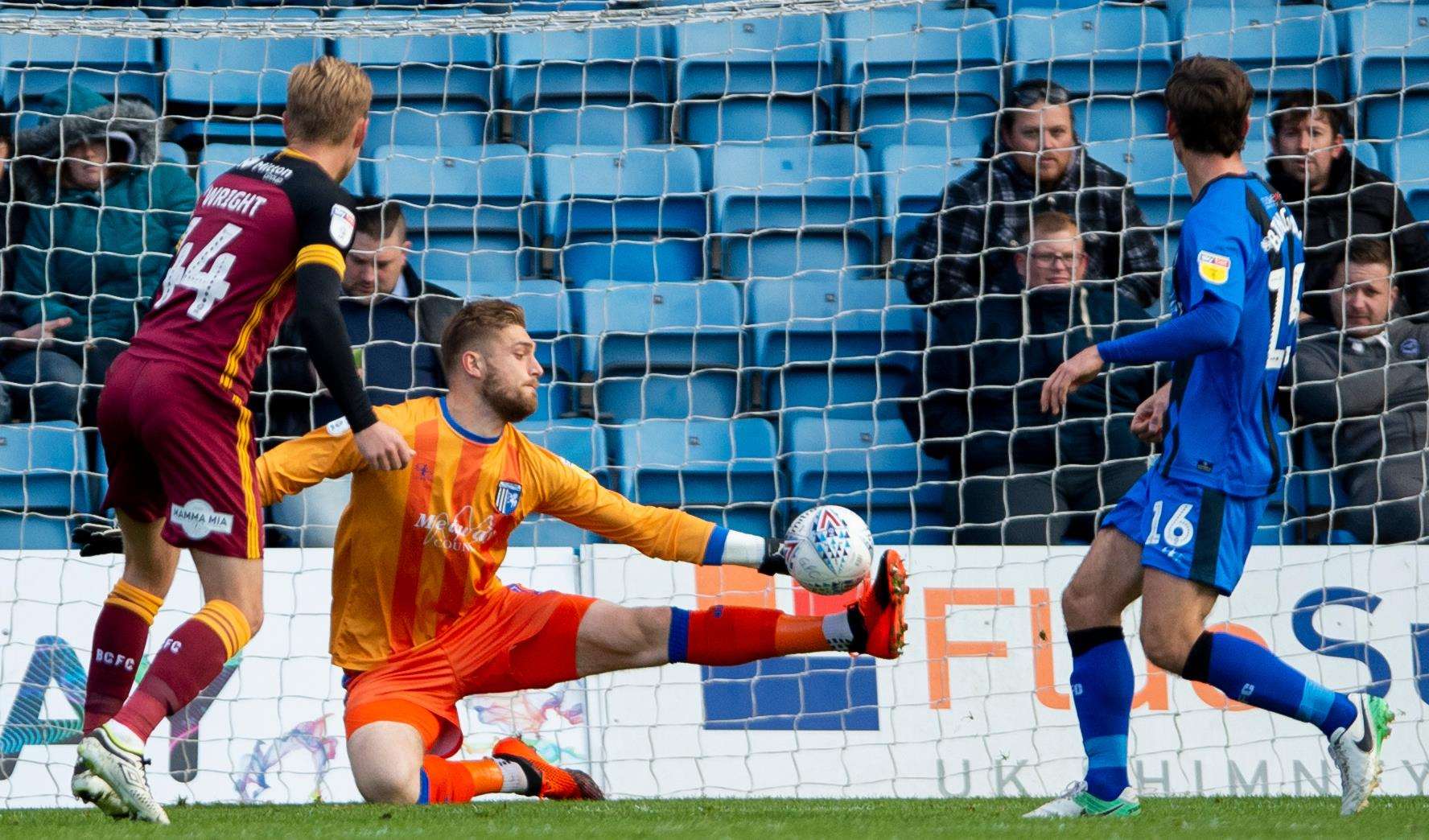 Tomas Holy denies former Gills skipper Josh Wright in the first half Picture: Ady Kerry