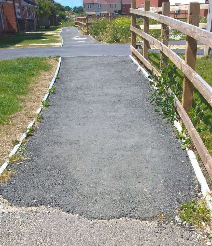 Dangerous and uneven footpaths