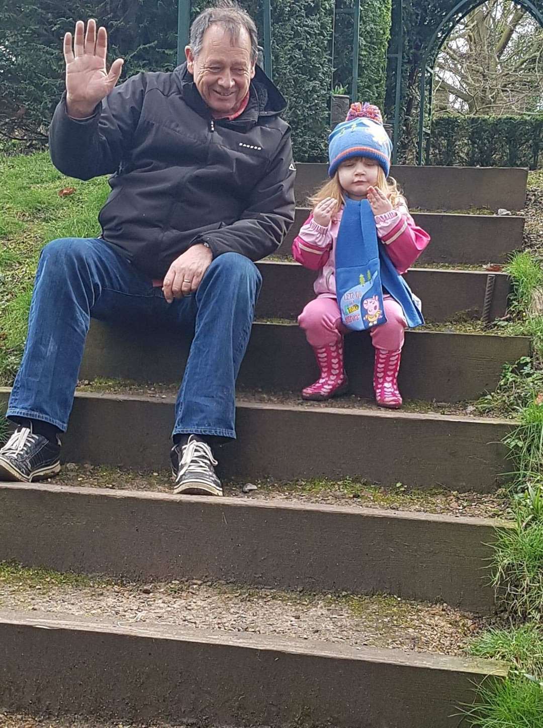 Brian Gibson said granddaughter Poppy wasn't impressed with the offering at East Studdal recreation ground