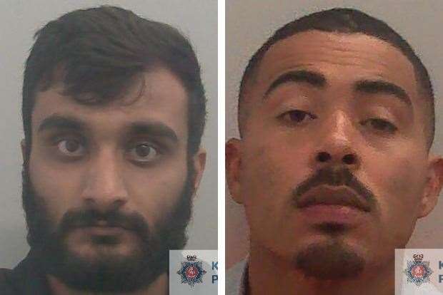 Samnit Sidhu and Warren Young have been jailed for carrying out the raid. Picture: Kent Police