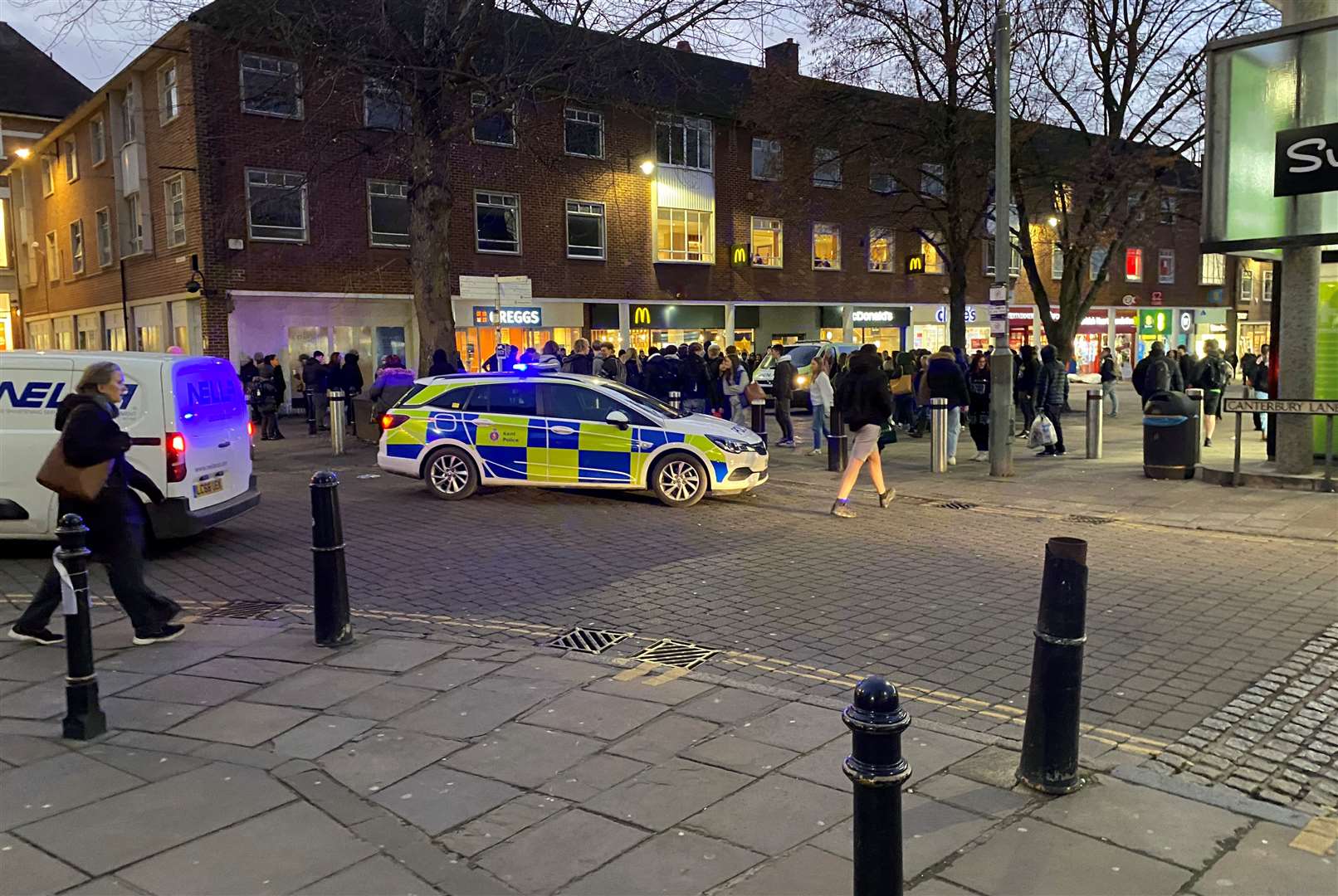 Disturbances outside McDonald’s and Greggs in St George’s Street, Canterbury, can be "intimidating" for others