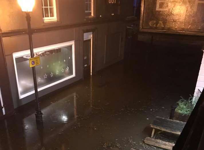 Cassidy's Bar was badly hit by the floods. Picture: @Cassidysbar