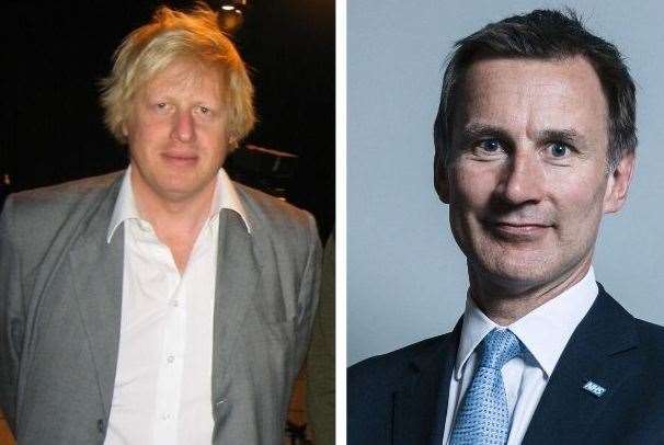 Boris Johnson and Jeremy Hunt will be in the county later
