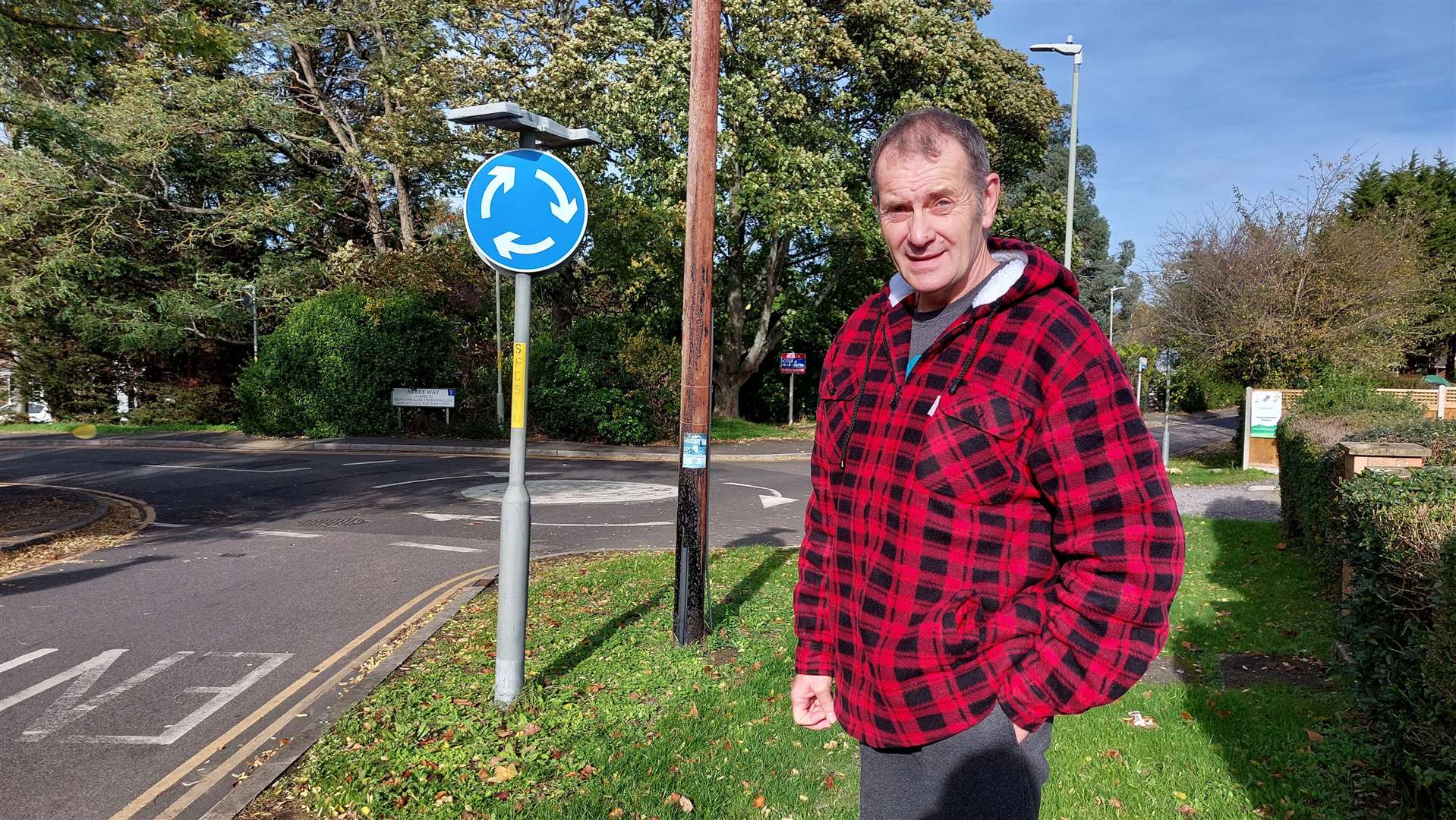 Resident Grenville Davies is calling for additional safety measures along Silver Hill Road