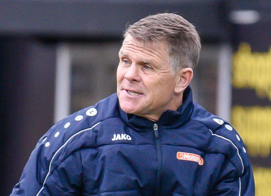 Dover manager Andy Hessenthaler will have his players in for extra training after a heavy defeat to Woking Picture: Alan Langley