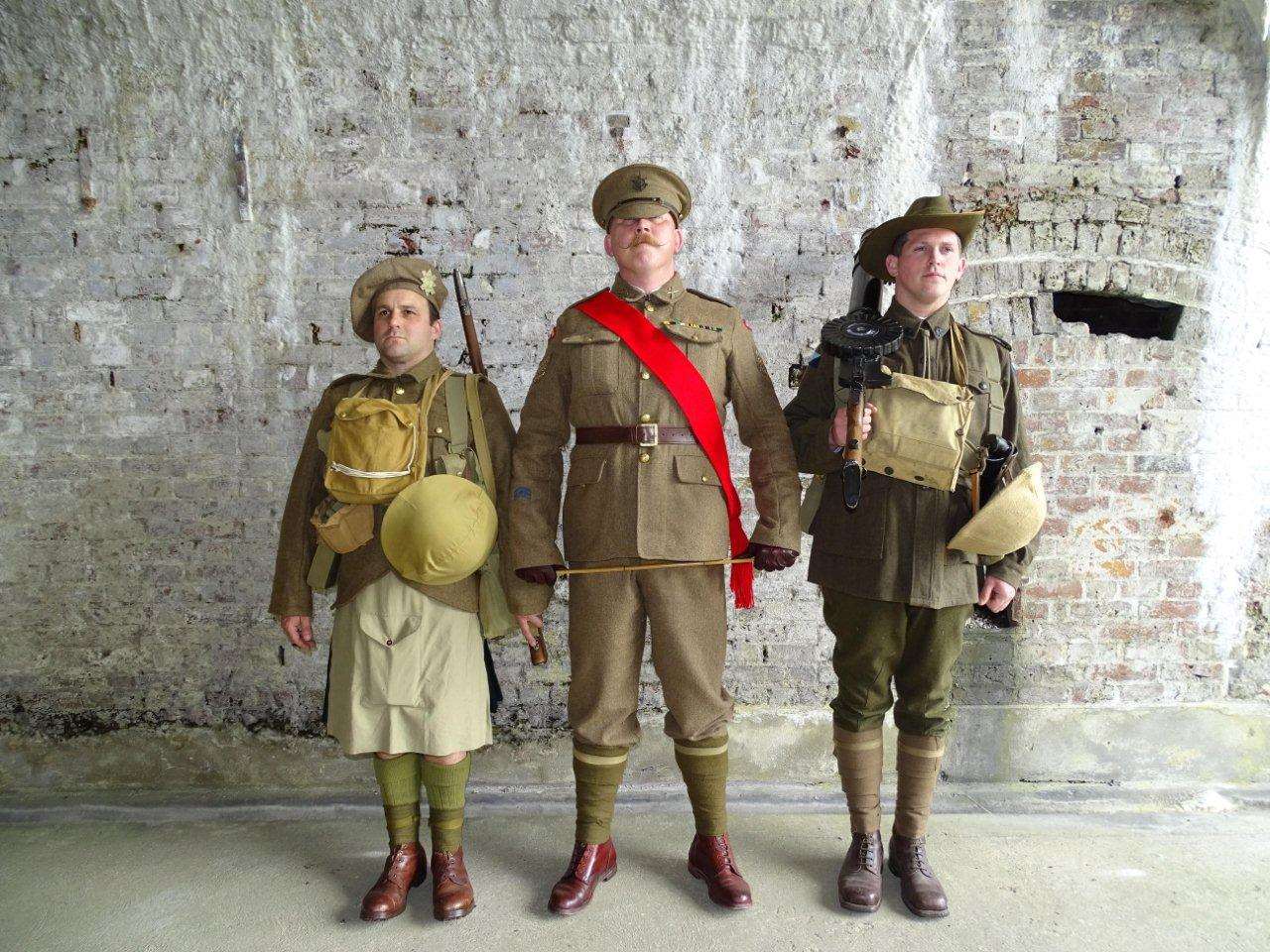 Re-enactors at last year's Western Heights Open Day