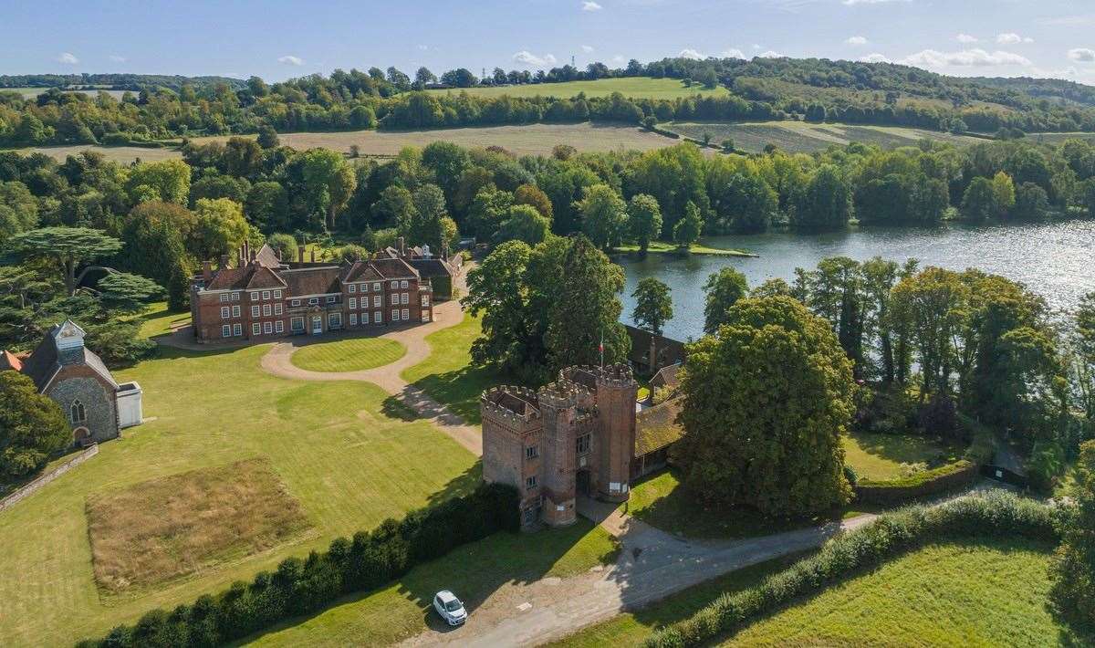 You could live on the grounds of the historic Lullingstone Castle. Picture: Tyron Ash International