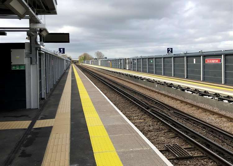 The new Thanet Parkway train station will open on July 31. Picture: Network Rail