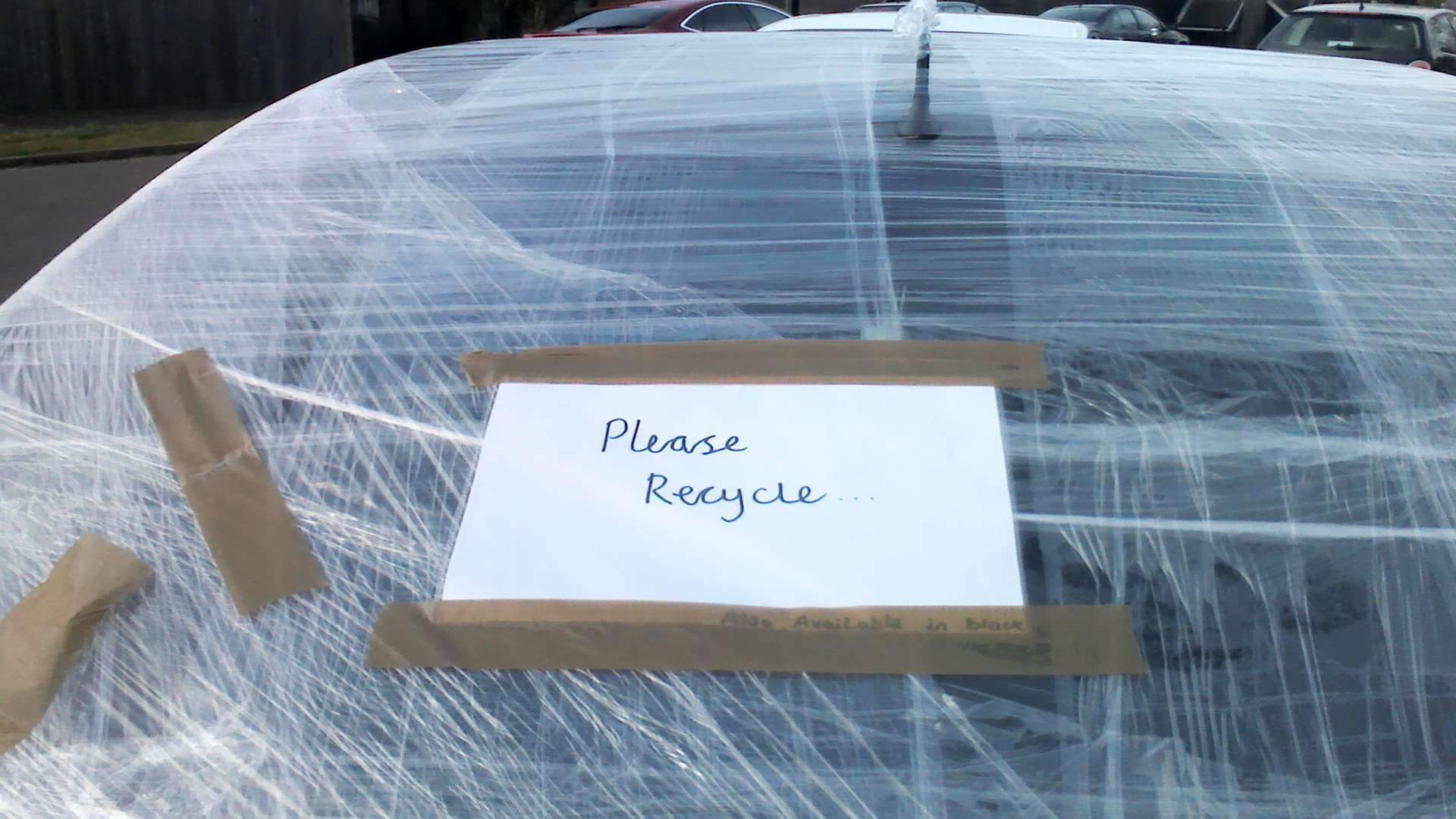 Clingfilm is not actually recyclable