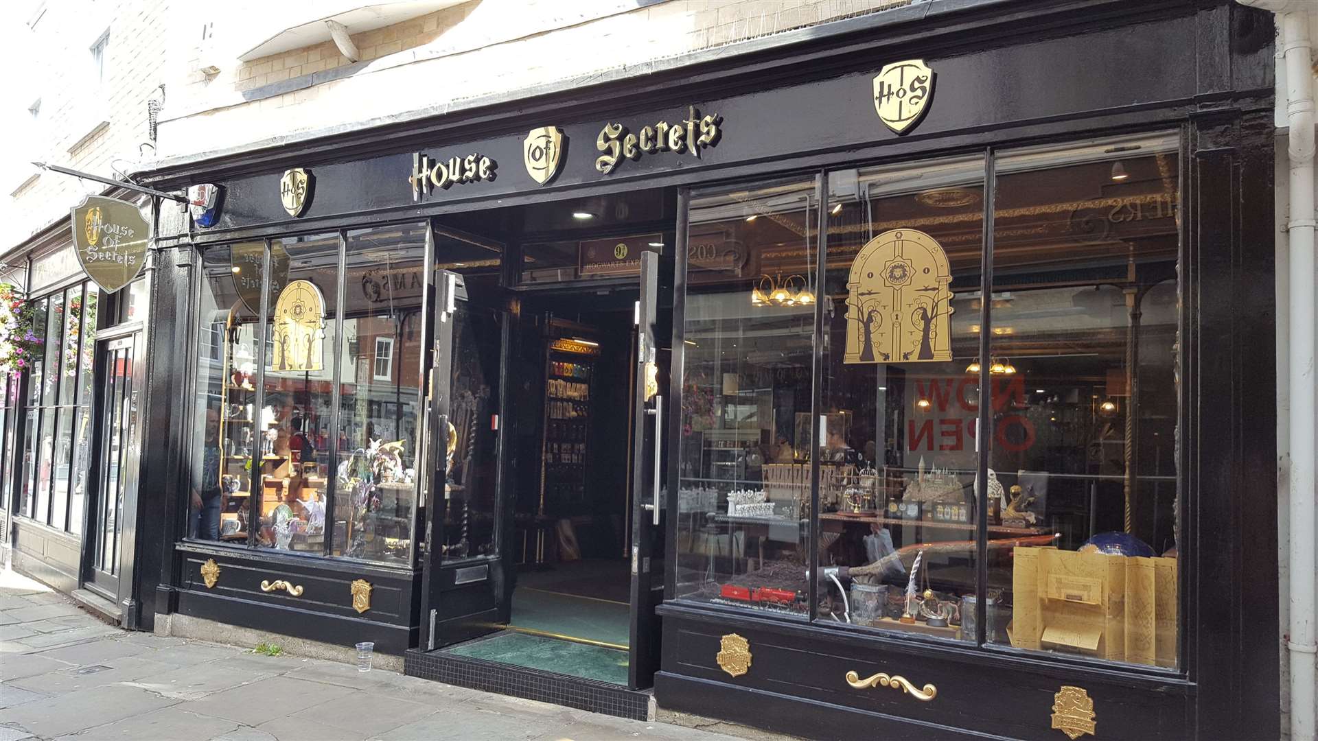 The Harry Potter-themed shop in Mercery Lane, Canterbury
