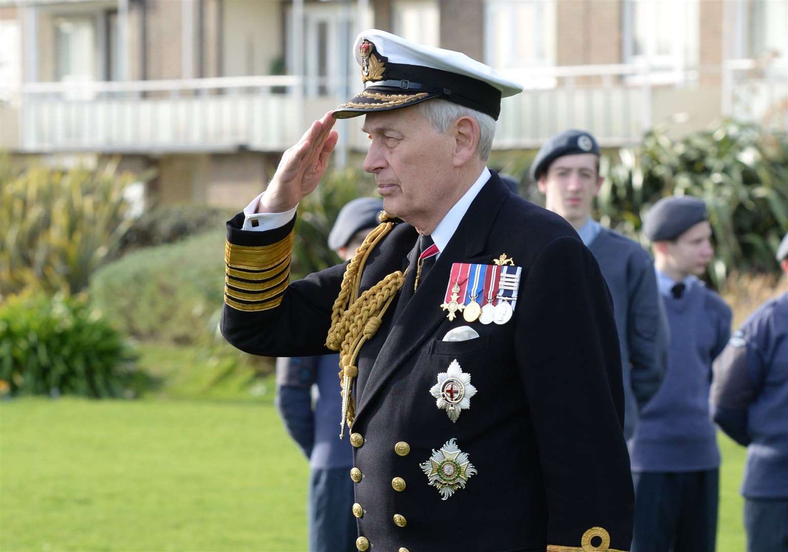 Tributes have been paid to Lord Boyce after his many years of service to the nation. Picture: Chris Davey..