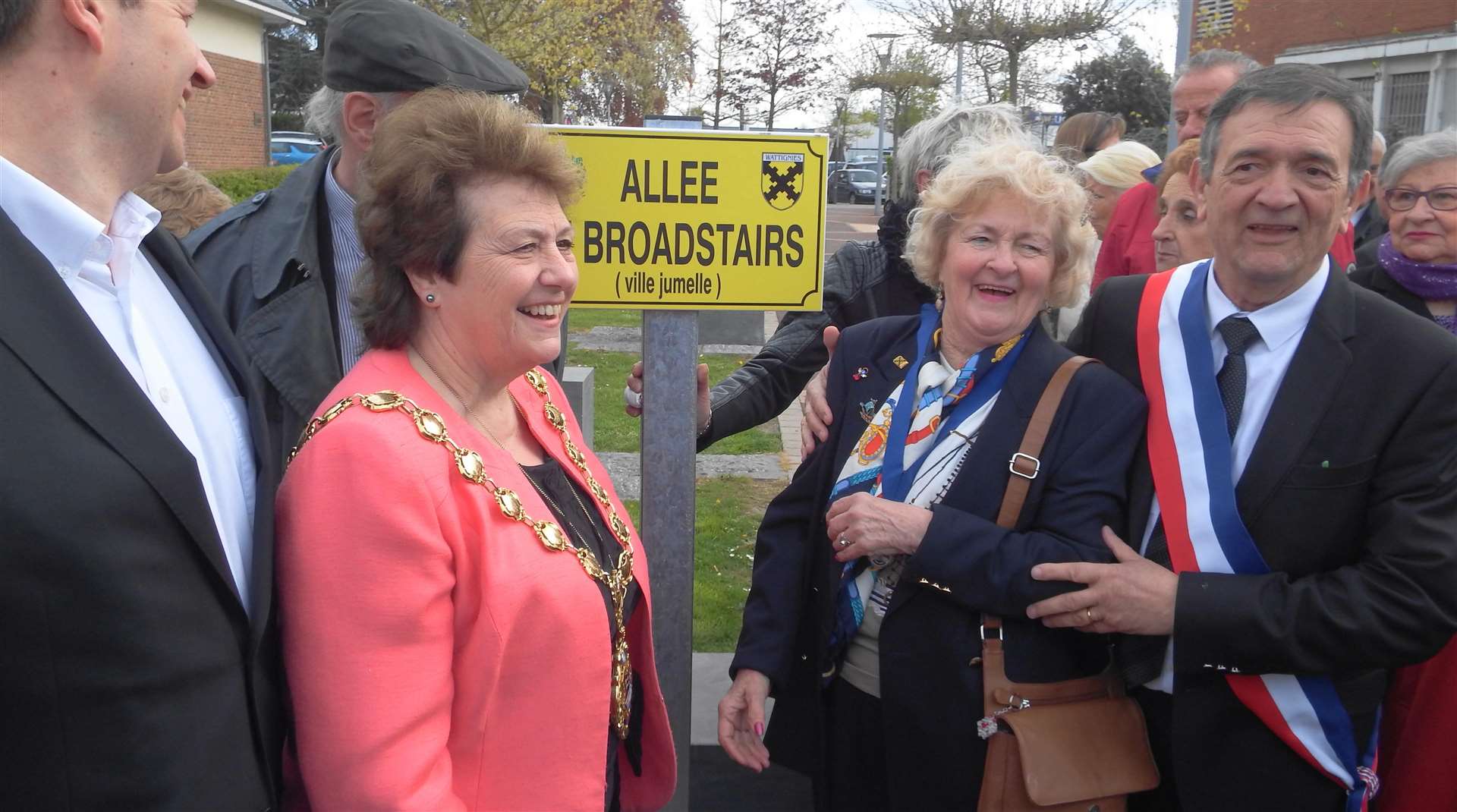 Members of Broadstairs and St Peter's Twinning Association during a visit to their counterparts in Wattignies