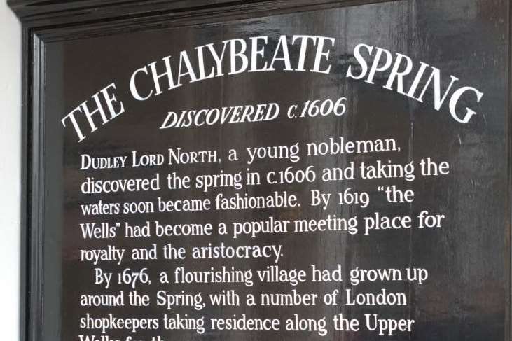 The Chalybeate Spring dried up last year