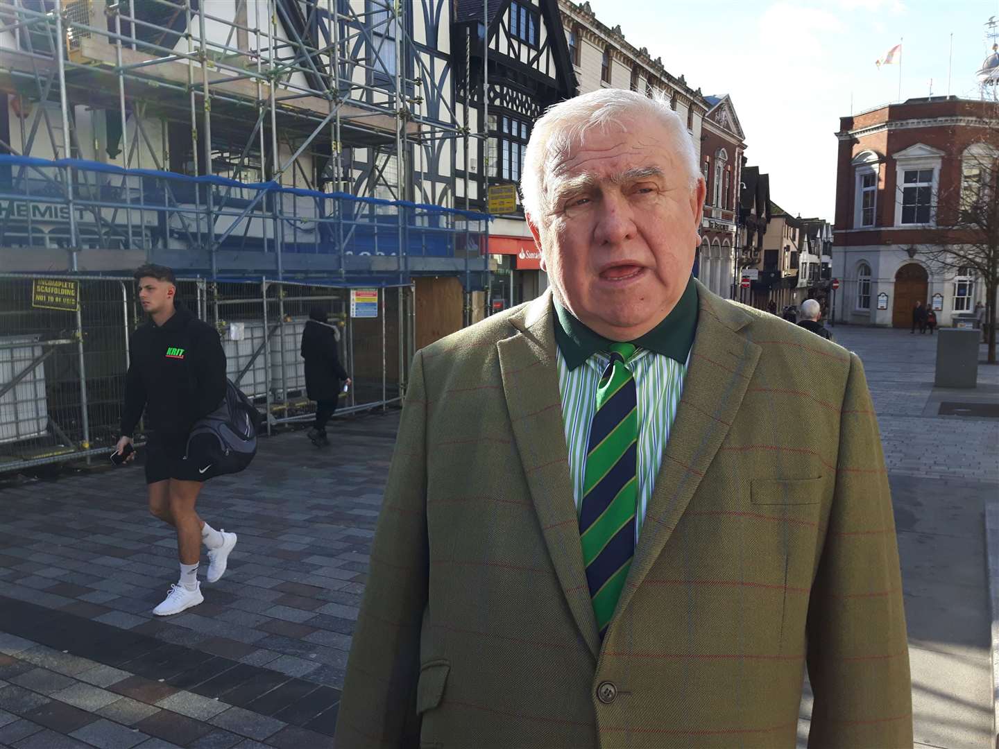 Fergus Wilson is launching a campaign to help protect victims of domestic abuse