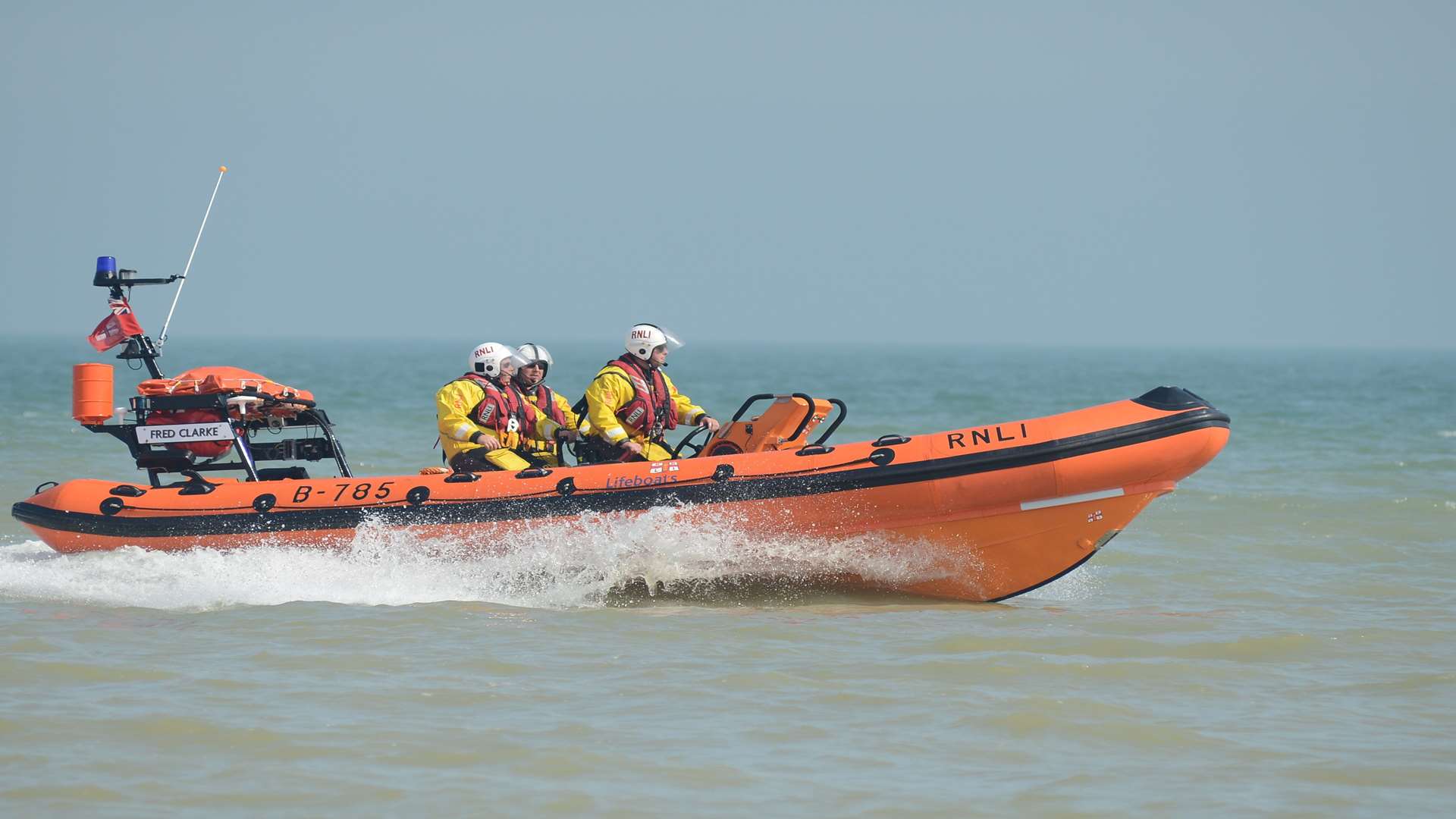 Littlestone Lifeboat. Stock picture