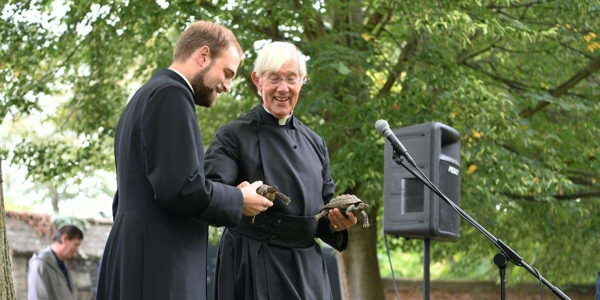 Canterbury Cathedral pet blessing service last year