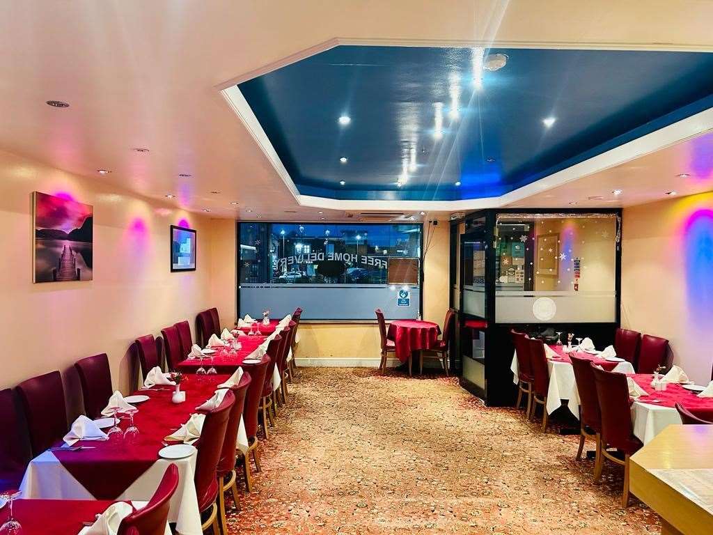 Inside the Bengal Spice in Station Road, Sittingbourne. Picture: Bengal Spice