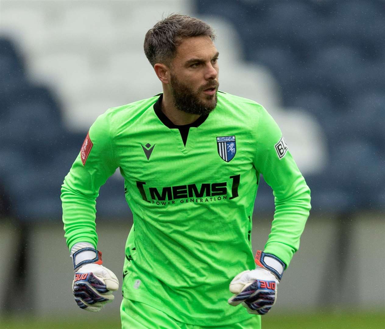 Gillingham goalkeeper Glenn Morris.