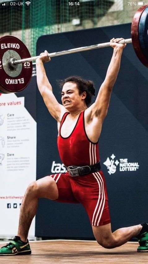 Silver Ee at the British Age Group Championships in Harrogate Picture: British Weightlifting