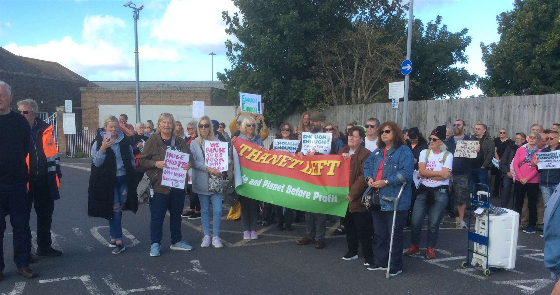 The 'Enough is Enough' protest in Ramsgate