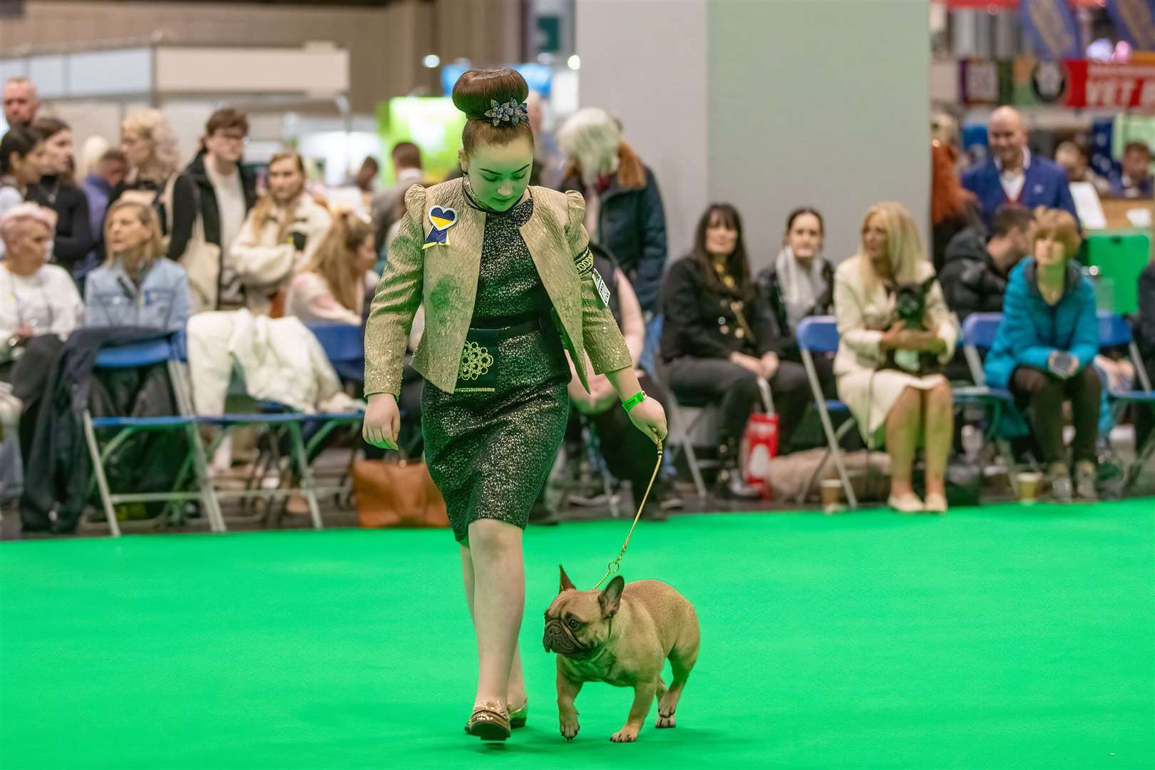 Marden's Ellissia East-Hickman at Crufts 2022. Picture: Animal News Agency