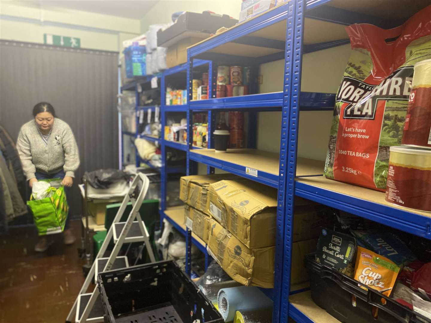 The Gravesend charity is stocked up to ensure the homeless have enough to eat