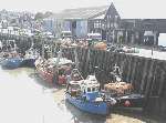 The south quay at Whitstable Habour