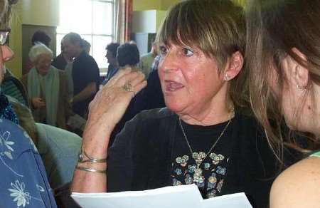 Pam Howell voices her concerns. Picture: PETER COOK