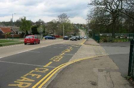 WALKABOUT: The boy had to cross busy Deanwood Drive outside the nursery