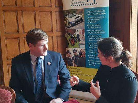 Matthew Scott and Parliamentary Under Secretary of State for Crime, Safeguarding and Vulnerability MP Victoria Atkins
