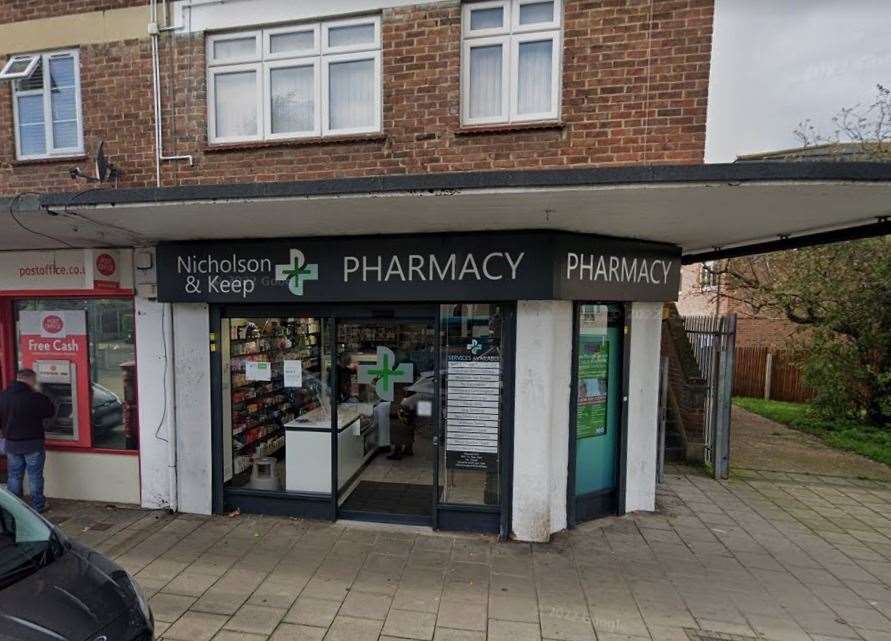 The incident is said to have happened outside the pharmacy. Stock picture: Google Maps