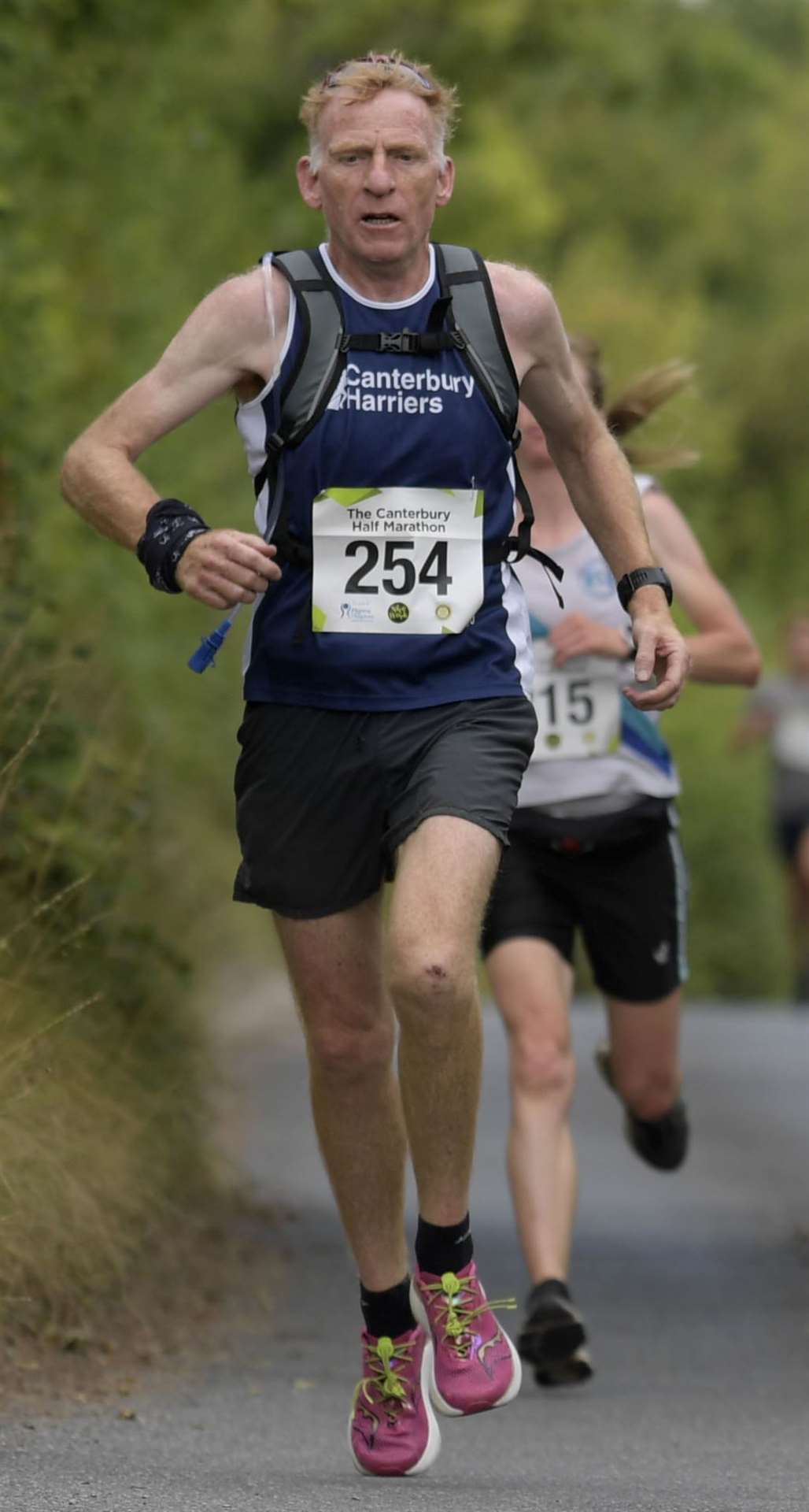 Gregory Norman representing Canterbury Harriers. Picture: Barry Goodwin