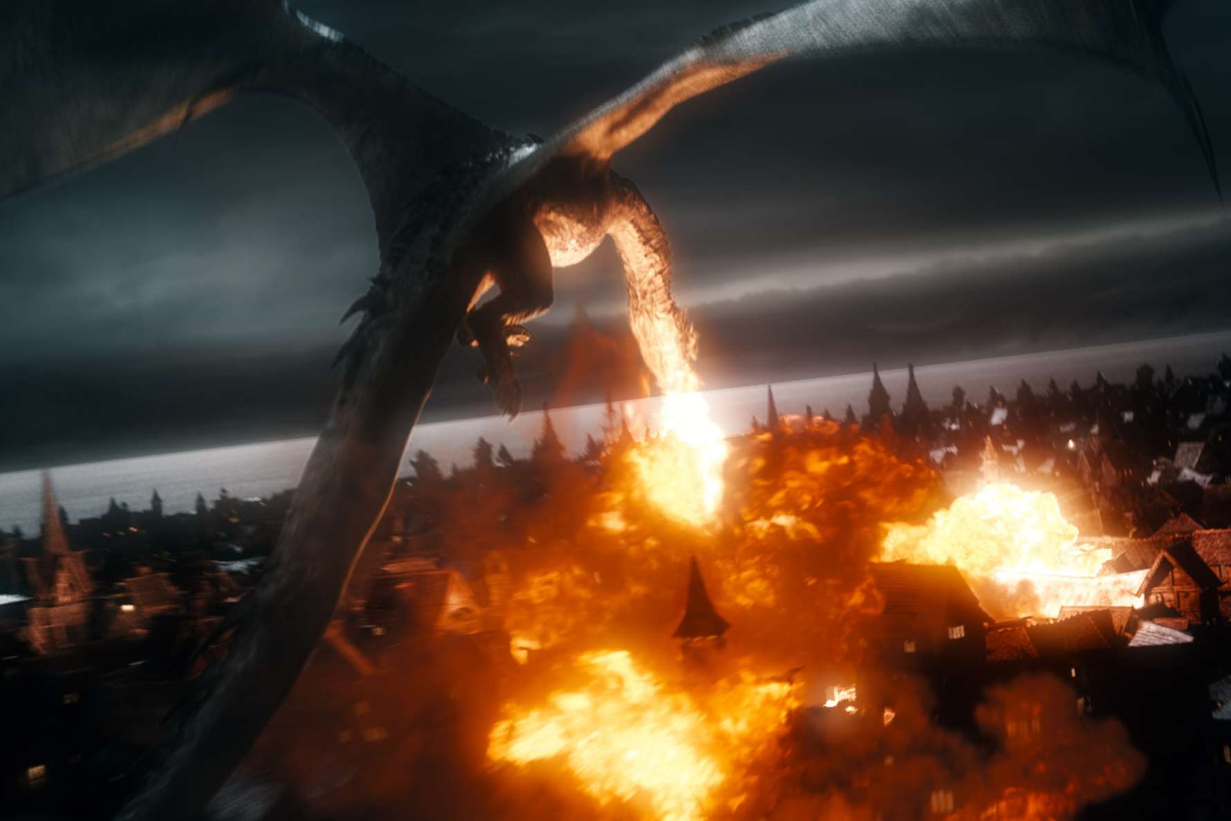 Smaug, in The Hobbit: The Battle Of The Five Armies. Picture: PA Photo/Warner Bros