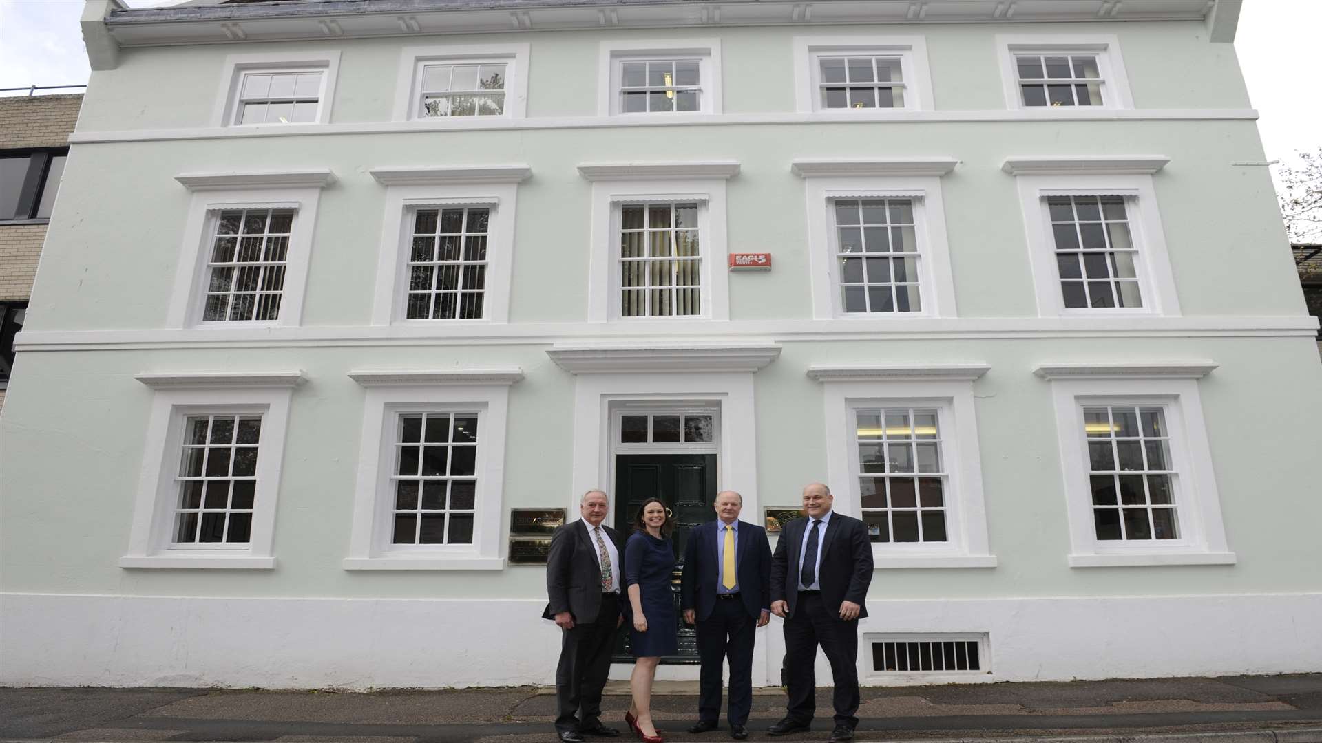 Tony Amlot, Claire Parry, Nigel Cripps and Rob Reynolds at the Lakin Clark office in Canterbury