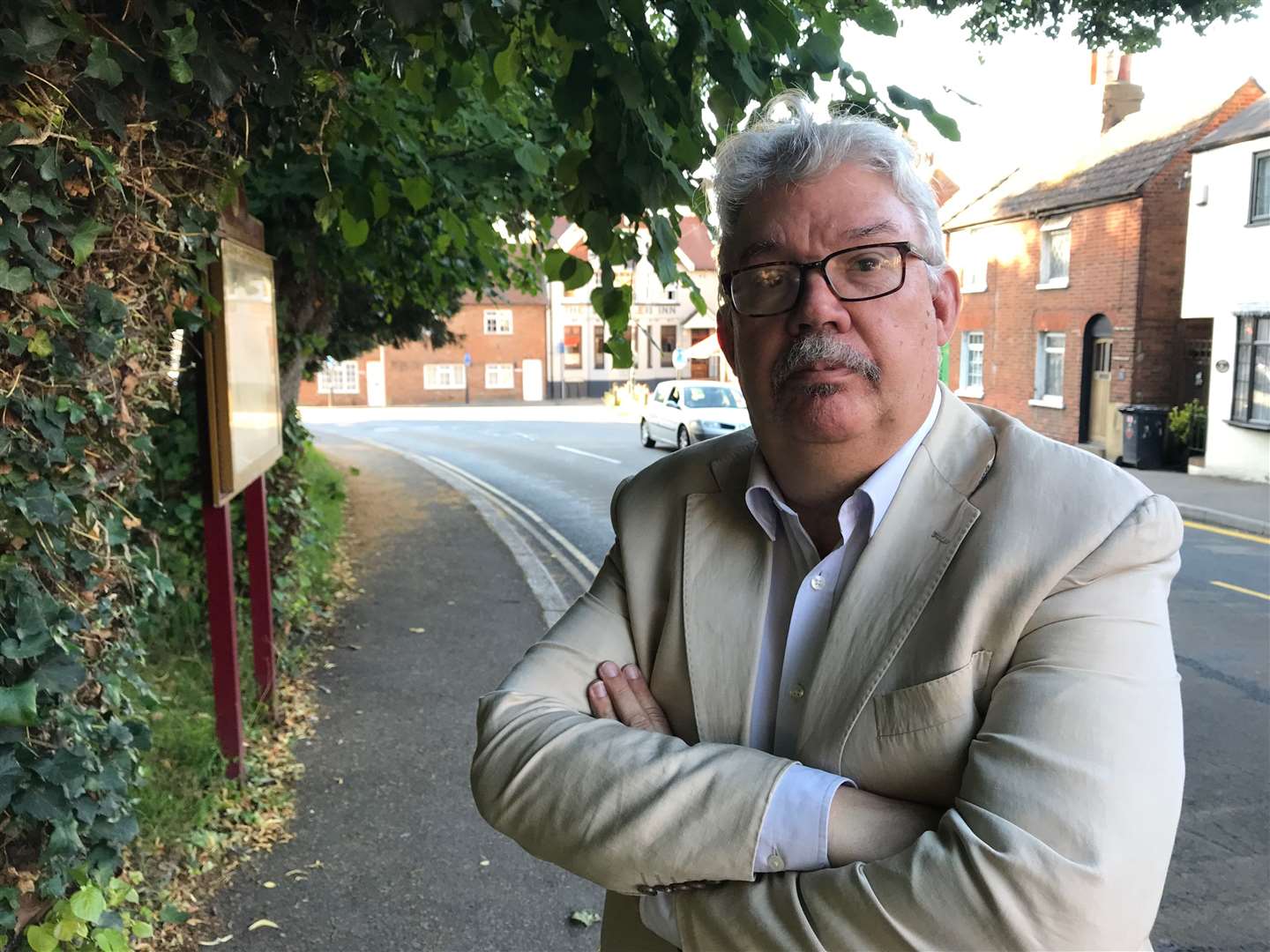 Herne villager Alistair Russell believes the roadworks could make journeys into Canterbury three times longer