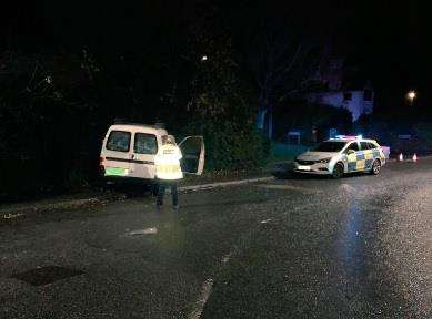 Van crashed in Union Road, Minster, Sheppey. Picture: Kent Police (5859329)