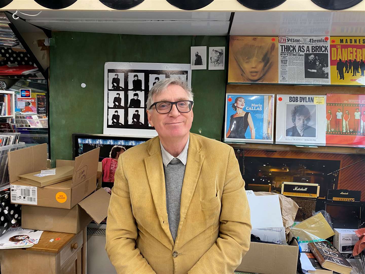 Simon Tyler has run Creekside Vinyl since 2018