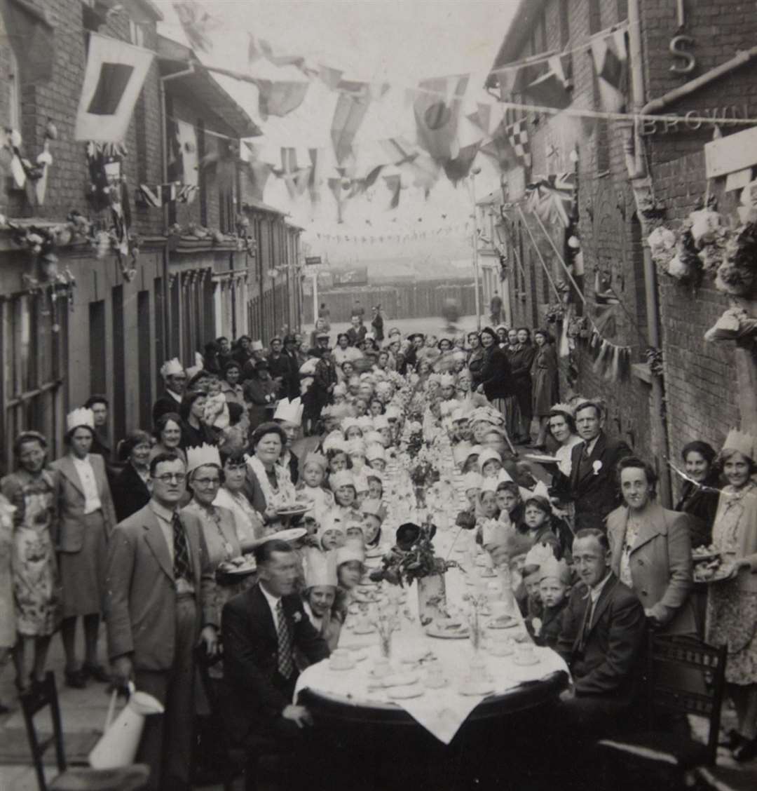 VE Day party in Sittingbourne. Picture: Terry Scott