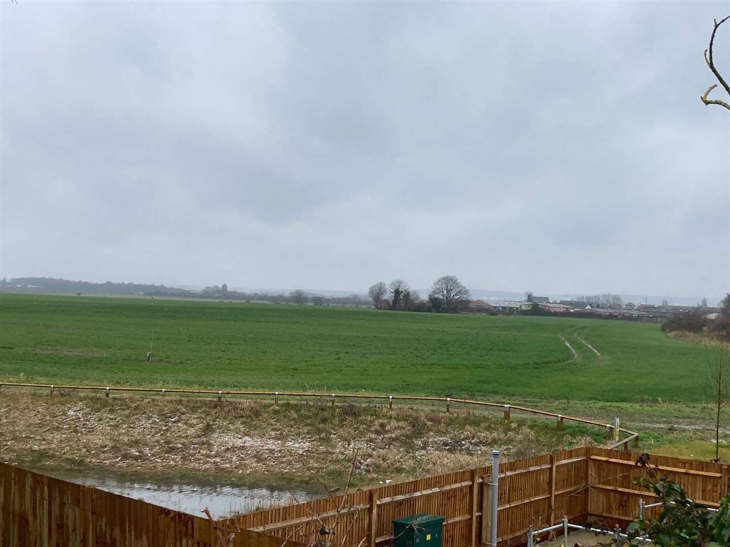 The plot off off Ham Road in Faversham earmarked for 250 homes